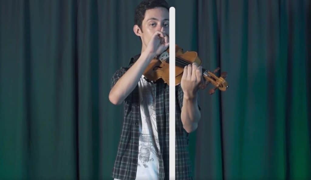 Como segurar o violino - linha imaginária - Caio Filipe Planeta Música